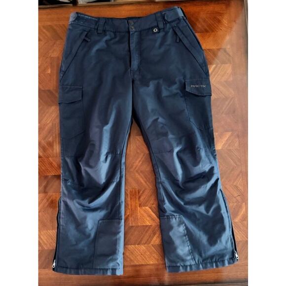 Arctix Men’s Waterproof Insulated Snow Ski Pants Navy Size Large Short - Picture 5 of 16